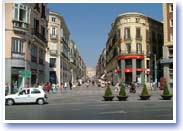 Centre ville de Malaga
